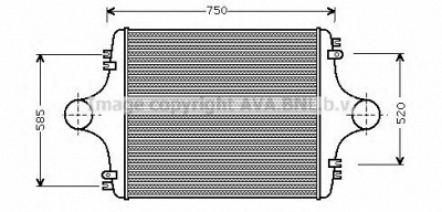 AVA QUALITY COOLING mn4025 -  Интеркулер